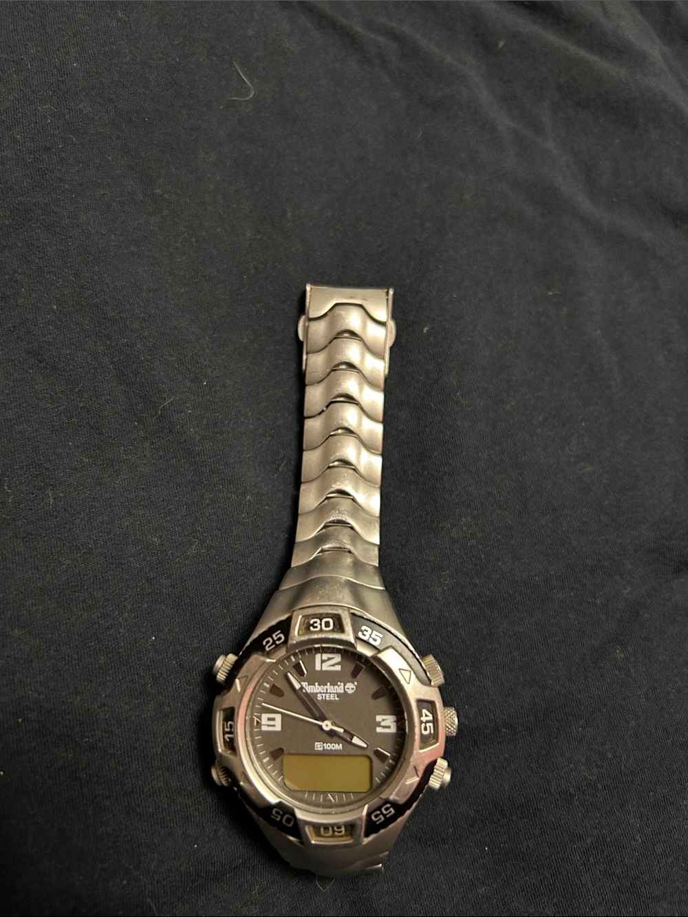 Timberland Gunmetal Black Analog-Digital Men's Watch